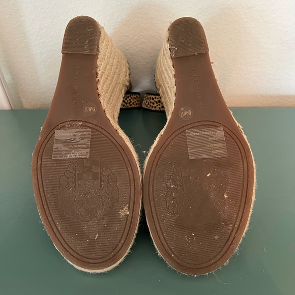 Vince Camuto Leopard Wedges - Picture 4 of 6